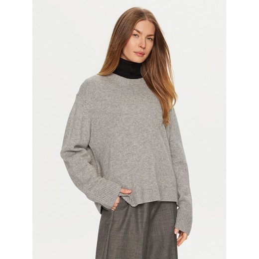 Herskind Sweter Doofa 5335974 Szary Regular Fit ze sklepu MODIVO w kategorii Swetry damskie - zdjęcie 182759652