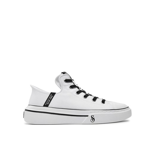 Skechers Sneakersy Snoop One-Boss Life Canvas 251026/WBK Biały ze sklepu MODIVO w kategorii Trampki męskie - zdjęcie 182759702