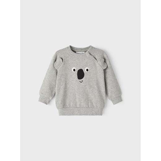 NAME IT Bluza 13212765 Szary Regular Fit ze sklepu MODIVO w kategorii Bluzy i swetry - zdjęcie 182759732