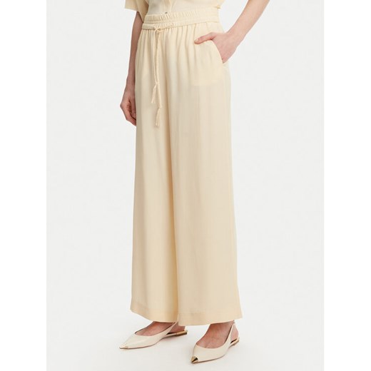 Marella Spodnie palazzo Vivaio 2513131054 Żółty Wide Leg ze sklepu MODIVO w kategorii Spodnie damskie - zdjęcie 182759742