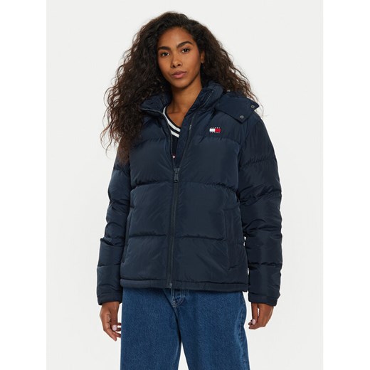 Tommy Jeans Kurtka puchowa Alaska DW0DW18610 Granatowy Regular Fit ze sklepu MODIVO w kategorii Kurtki damskie - zdjęcie 182759802
