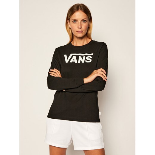 Vans Bluzka Flying V Classic VN0A47WN Czarny Regular Fit ze sklepu MODIVO w kategorii Bluzki damskie - zdjęcie 182759813