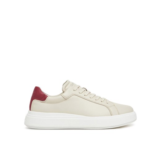 Calvin Klein Sneakersy HM0HM01016 Beżowy ze sklepu MODIVO w kategorii Buty sportowe męskie - zdjęcie 182759854