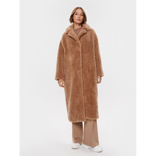 Guess Płaszcz zimowy W3BL86 WF2C2 Brązowy Regular Fit ze sklepu MODIVO w kategorii Płaszcze damskie - zdjęcie 182759883