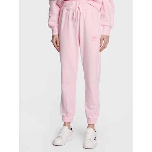 Pinko Spodnie dresowe 100371 A0KN Różowy Regular Fit Pinko M MODIVO