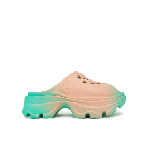 adidas by Stella McCartney Klapki Clogs JH8952 Zielony ze sklepu MODIVO w kategorii Klapki damskie - zdjęcie 182759914