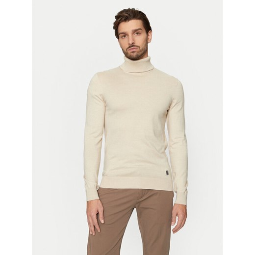 U.S. Polo Assn. Golf MUP3798 Beżowy Slim Fit ze sklepu MODIVO w kategorii Swetry męskie - zdjęcie 182759930