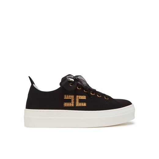 Elisabetta Franchi Sneakersy F4-A9E-0241 Czarny ze sklepu MODIVO w kategorii Buty sportowe dziecięce - zdjęcie 182759954