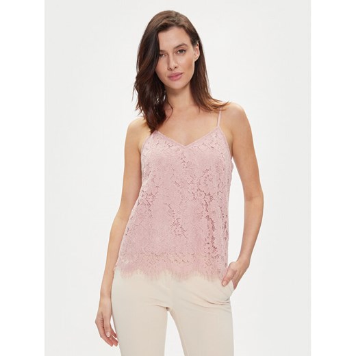 YAS Top Perla 26032812 Różowy Regular Fit ze sklepu MODIVO w kategorii Bluzki damskie - zdjęcie 182760004
