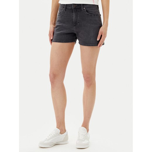 Wrangler Szorty jeansowe Cowboy 112362695 Czarny Relaxed Fit ze sklepu MODIVO w kategorii Szorty - zdjęcie 182760050