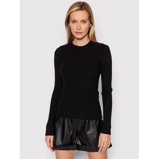 Pieces Sweter Crista 17115047 Czarny Slim Fit ze sklepu MODIVO w kategorii Swetry damskie - zdjęcie 182760103