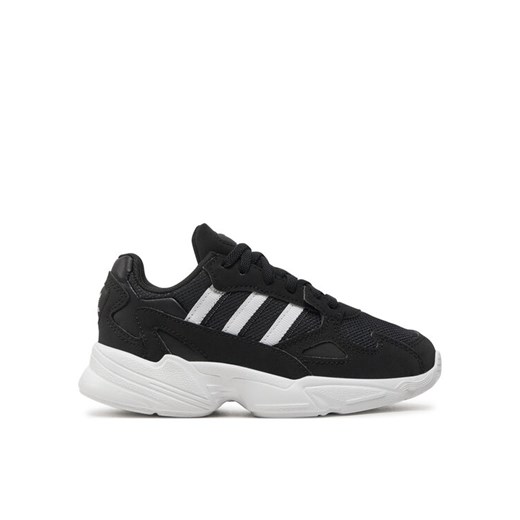 adidas Sneakersy Falcon El C IF1097 Czarny ze sklepu MODIVO w kategorii Buty sportowe dziecięce - zdjęcie 182760104