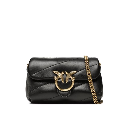 Pinko Torebka Love Micro Puff C PE 23 PCPL 100041 A0F2 Czarny ze sklepu MODIVO w kategorii Kopertówki - zdjęcie 182760172