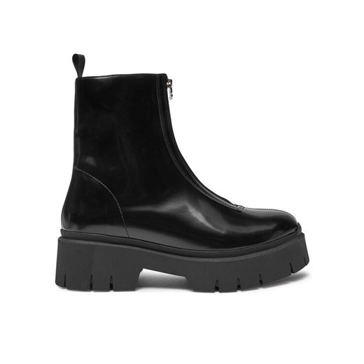 Hugo Botki Kris_Zipbootie_Brpu 50529837 Czarny ze sklepu MODIVO w kategorii Botki - zdjęcie 182760212