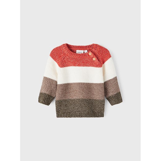 NAME IT Sweter 13207104 Kolorowy Regular Fit ze sklepu MODIVO w kategorii Bluzy i swetry - zdjęcie 182760230