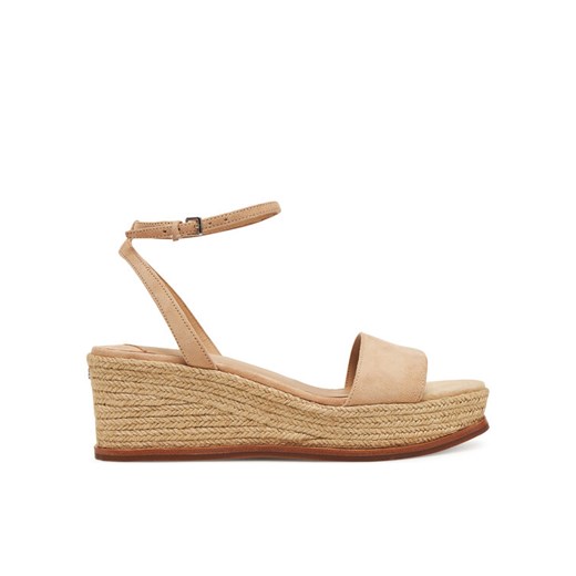 LAUREN RALPH LAUREN Espadryle Leona 802920421010 Beżowy ze sklepu MODIVO w kategorii Espadryle damskie - zdjęcie 182760312