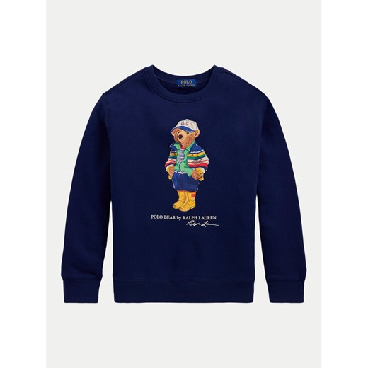 Polo Ralph Lauren Bluza 323975028001 Granatowy Regular Fit ze sklepu MODIVO w kategorii Bluzy chłopięce - zdjęcie 182760361
