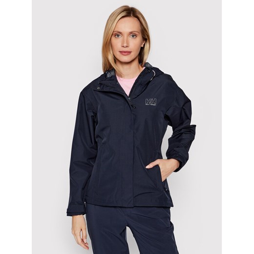 Helly Hansen Kurtka przeciwdeszczowa Seven 62066 Granatowy Regular Fit ze sklepu MODIVO w kategorii Kurtki damskie - zdjęcie 182760421