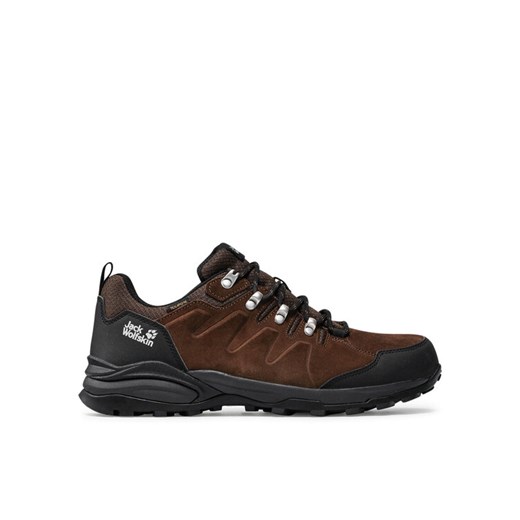 Jack Wolfskin Trekkingi Refugio Texapore Low M 4049851 Brązowy ze sklepu MODIVO w kategorii Buty trekkingowe męskie - zdjęcie 182760423