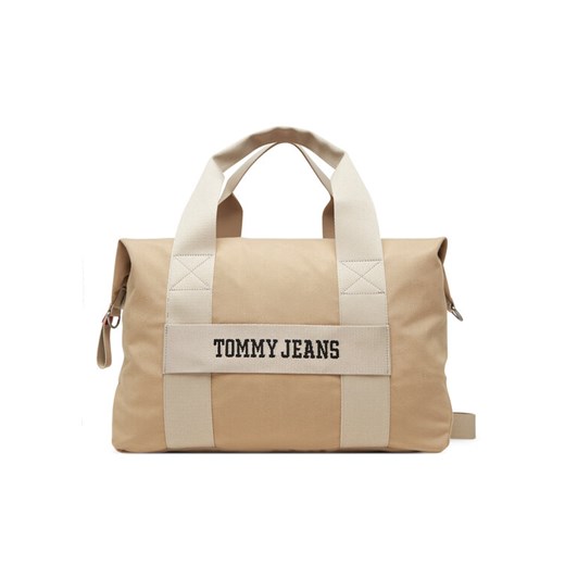 Tommy Jeans Torba Retro Cool Duffle AM0AM13325 Beżowy ze sklepu MODIVO w kategorii Torby podróżne - zdjęcie 182760471