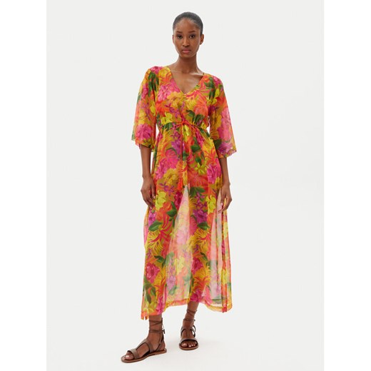 Selmark Sukienka plażowa BL596 Kolorowy Relaxed Fit Selmark S MODIVO