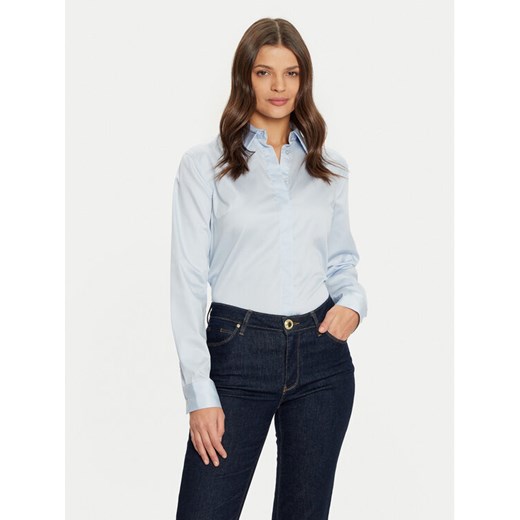 Guess Koszula W5RH31 WAF10 Błękitny Regular Fit ze sklepu MODIVO w kategorii Koszule damskie - zdjęcie 182760513