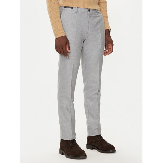Paul&Shark Chinosy 14314061 Szary Slim Fit ze sklepu MODIVO w kategorii Spodnie męskie - zdjęcie 182760542