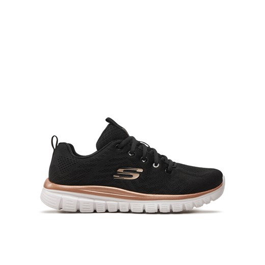 Skechers Sneakersy 12615/BKGD Czarny ze sklepu MODIVO w kategorii Buty sportowe damskie - zdjęcie 182760570