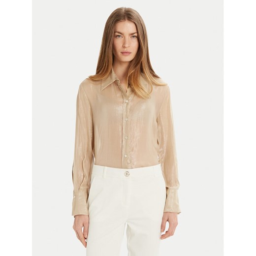 Marella Koszula Sedile 2513111011 Złoty Regular Fit ze sklepu MODIVO w kategorii Koszule damskie - zdjęcie 182760600