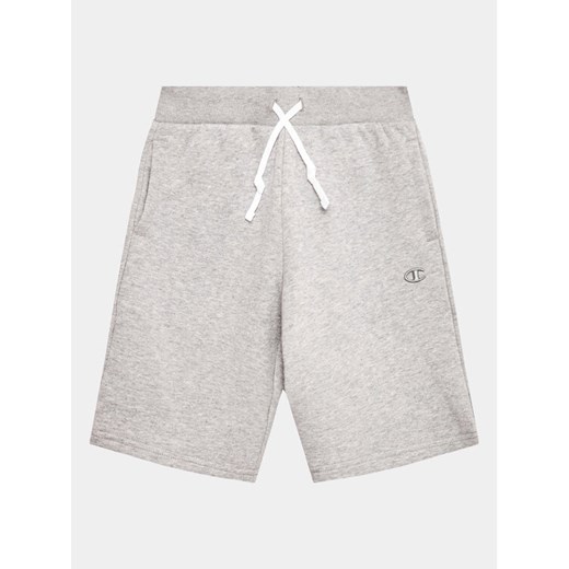 Champion Szorty sportowe Embroidered 306348 Szary Regular Fit ze sklepu MODIVO w kategorii Spodenki chłopięce - zdjęcie 182760651