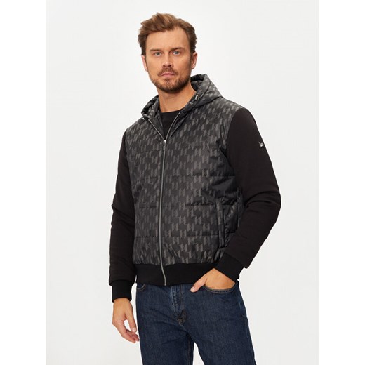 KARL LAGERFELD Kurtka przejściowa 505061 544529 Czarny Regular Fit ze sklepu MODIVO w kategorii Kurtki męskie - zdjęcie 182760664