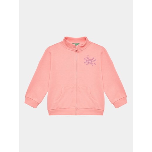 United Colors Of Benetton Bluza 3J70G5020 Różowy Regular Fit ze sklepu MODIVO w kategorii Bluzy dziewczęce - zdjęcie 182760672
