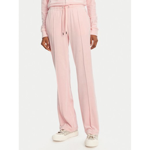 Juicy Couture Spodnie dresowe Tina JCAPW045 Różowy Regular Fit ze sklepu MODIVO w kategorii Spodnie damskie - zdjęcie 182760764