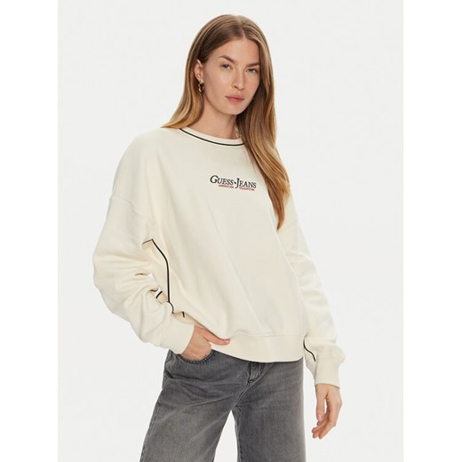 Guess Bluza W4BQ18 KC811 Bordowy Regular Fit ze sklepu MODIVO w kategorii Bluzy damskie - zdjęcie 182760790