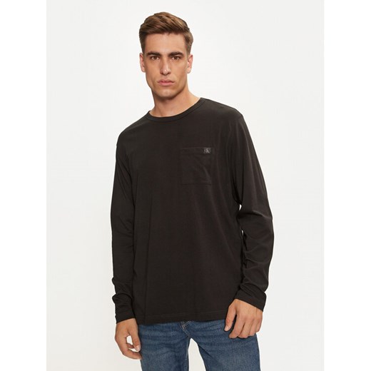 Calvin Klein Underwear Longsleeve 000NM2668E Czarny Regular Fit ze sklepu MODIVO w kategorii T-shirty męskie - zdjęcie 182760794