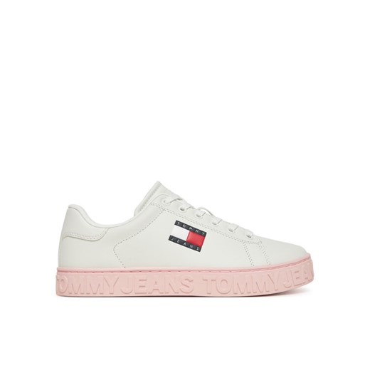 Tommy Jeans Sneakersy Tjw Logo Outsole Sneaker Ess EN0EN02703 Biały ze sklepu MODIVO w kategorii Buty sportowe damskie - zdjęcie 182760803