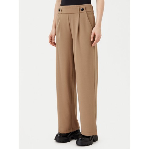 JDY Spodnie materiałowe Geggo 15208430 Brązowy Wide Leg ze sklepu MODIVO w kategorii Spodnie damskie - zdjęcie 182760814