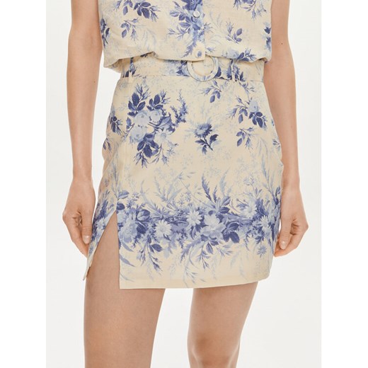 TWINSET Spódnica ołówkowa 241TT2425 Écru Regular Fit ze sklepu MODIVO w kategorii Spódnice - zdjęcie 182760840