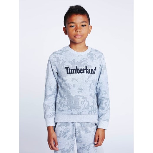 Timberland Bluza T25U10 S Szary Regular Fit ze sklepu MODIVO w kategorii Bluzy chłopięce - zdjęcie 182760871