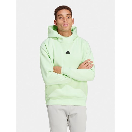 adidas Bluza Z.N.E. Premium IR5212 Zielony Loose Fit ze sklepu MODIVO w kategorii Bluzy męskie - zdjęcie 182760970