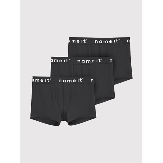 NAME IT Komplet 3 par bokserek 13208836 Czarny ze sklepu MODIVO w kategorii Majtki dziecięce - zdjęcie 182761001