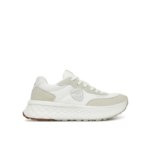 Blauer Sneakersy S5LYNN01 Biały ze sklepu MODIVO w kategorii Buty sportowe damskie - zdjęcie 182761041