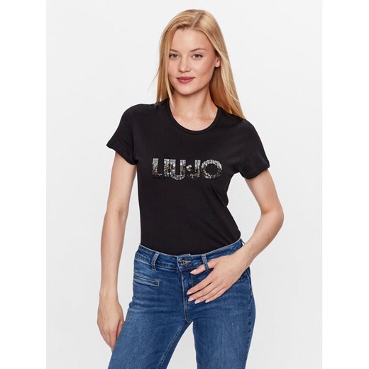 Liu Jo T-Shirt WF3085 J6308 Czarny Regular Fit ze sklepu MODIVO w kategorii Bluzki damskie - zdjęcie 182761122