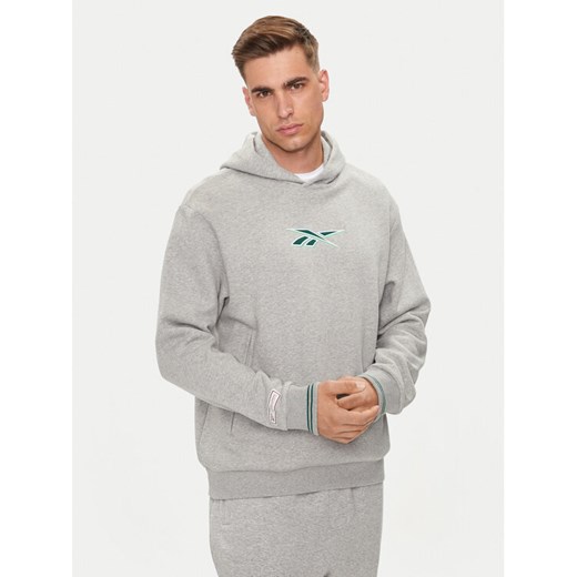 Reebok Bluza Classic Uniform 100075560 Szary Regular Fit ze sklepu MODIVO w kategorii Bluzy męskie - zdjęcie 182761151