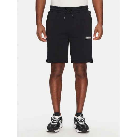 Napapijri Szorty sportowe N-Gori NP0A4IBQ0411 Czarny Regular Fit ze sklepu MODIVO w kategorii Spodenki męskie - zdjęcie 182761263