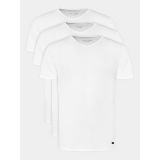 Tommy Hilfiger Komplet 3 t-shirtów UM0UM03137 Biały Regular Fit ze sklepu MODIVO w kategorii T-shirty męskie - zdjęcie 182761302