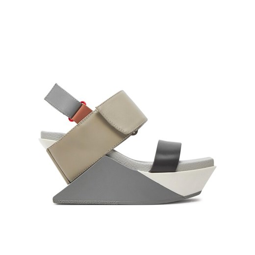 United Nude Sandały Delta Wedge Sandal 1041381616 Beżowy ze sklepu MODIVO w kategorii Sandały damskie - zdjęcie 182761332