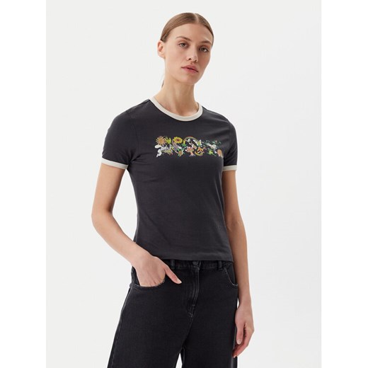 Element T-Shirt ELJZT00138 Czarny Regular Fit ze sklepu MODIVO w kategorii Bluzki damskie - zdjęcie 182761351