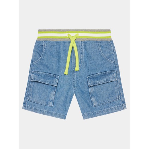 United Colors Of Benetton Szorty materiałowe 4AD7G901O Niebieski Regular Fit ze sklepu MODIVO w kategorii Spodenki chłopięce - zdjęcie 182761371