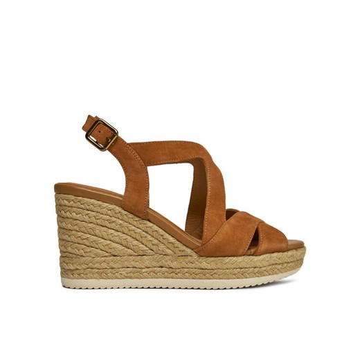Geox Espadryle D Ponza D35GVC 00021 C6001 Brązowy ze sklepu MODIVO w kategorii Espadryle damskie - zdjęcie 182761381